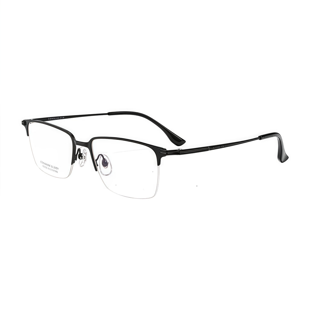 Classic Vintage Business Comfort Semi-Rimmed Eyeglasses