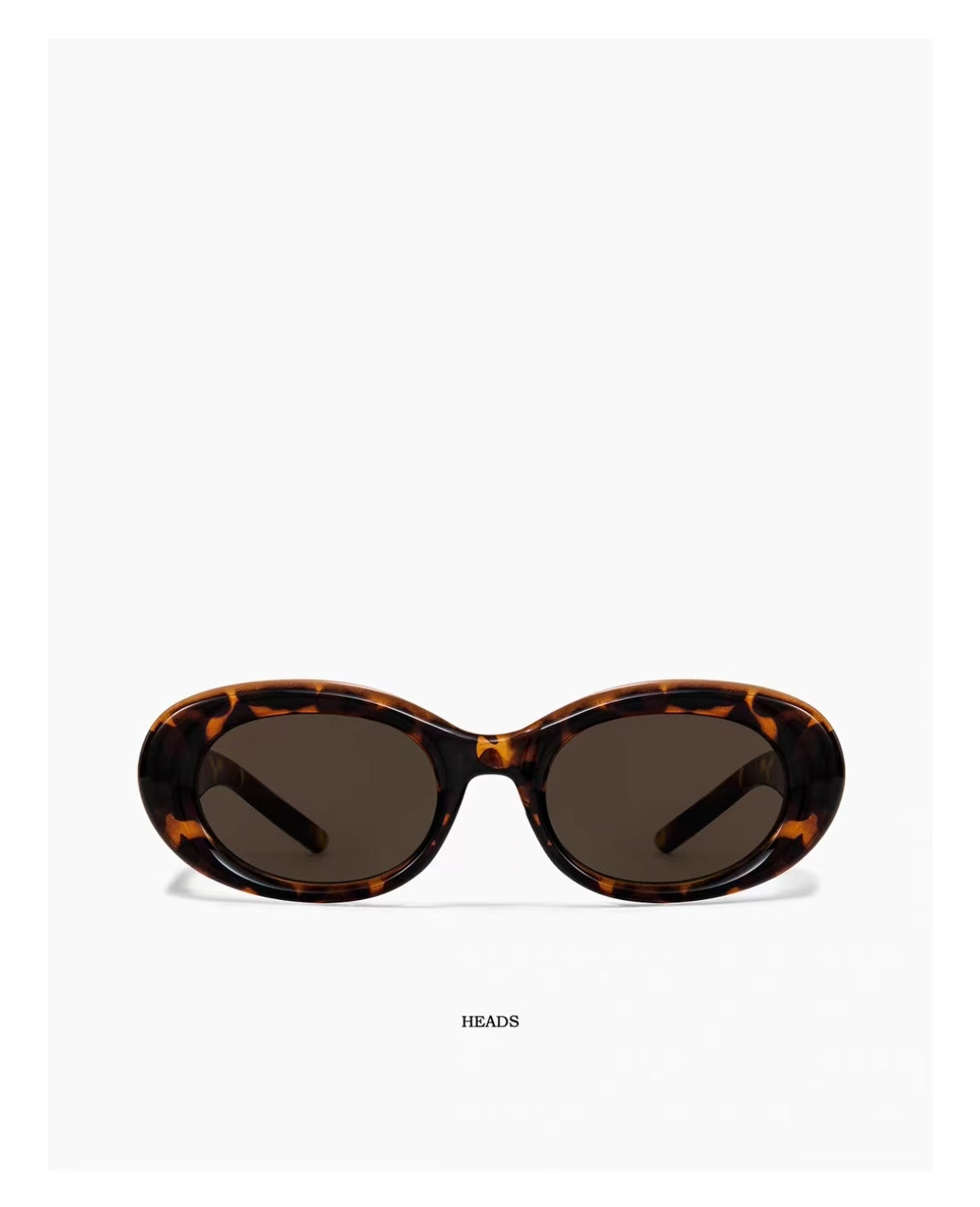 Vintage Women’s Tortoise Shell Oval UV400 Sunglasses