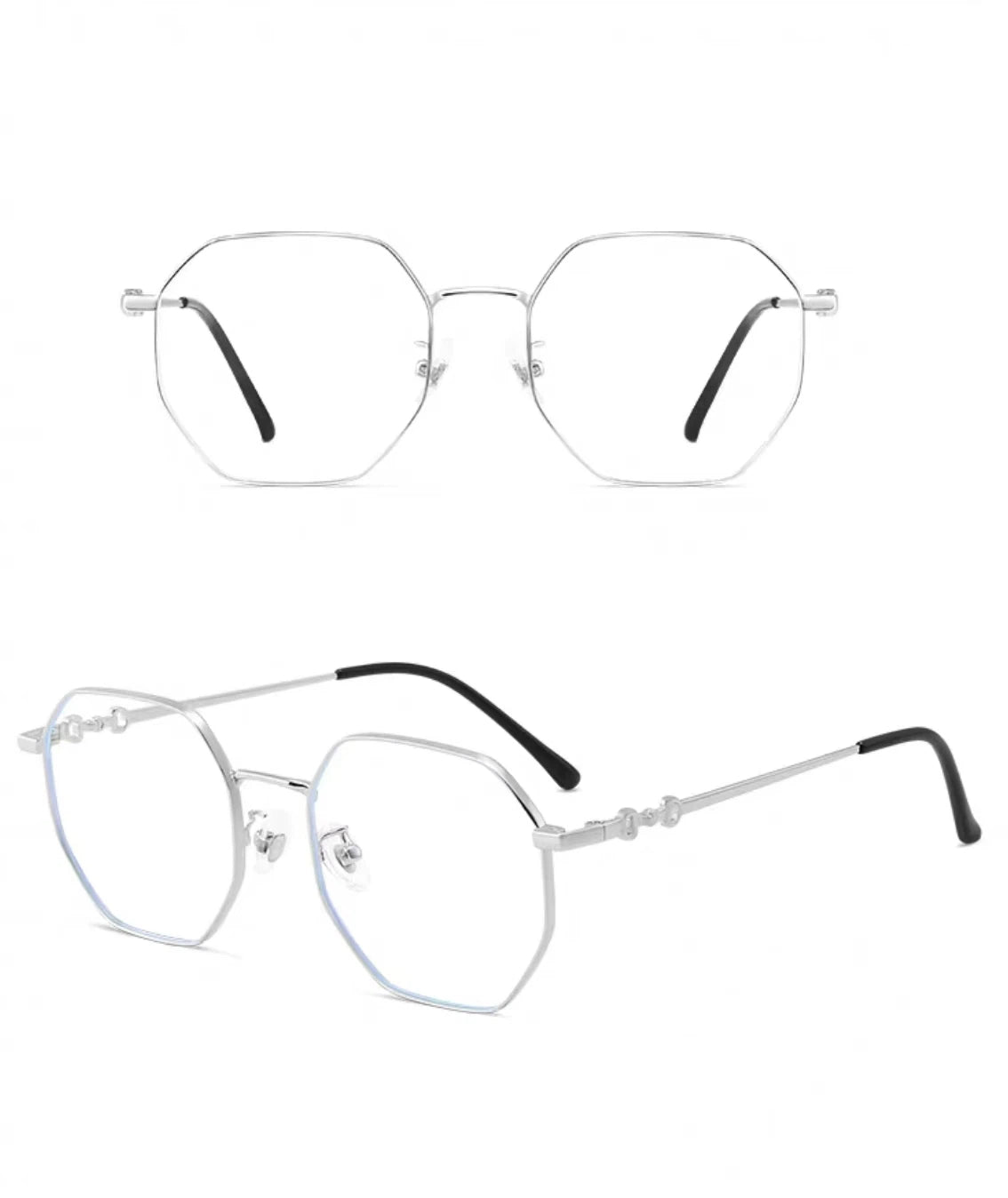 Unisex Polygon Anti-Blue Light Pro Prescription Ready Glasses