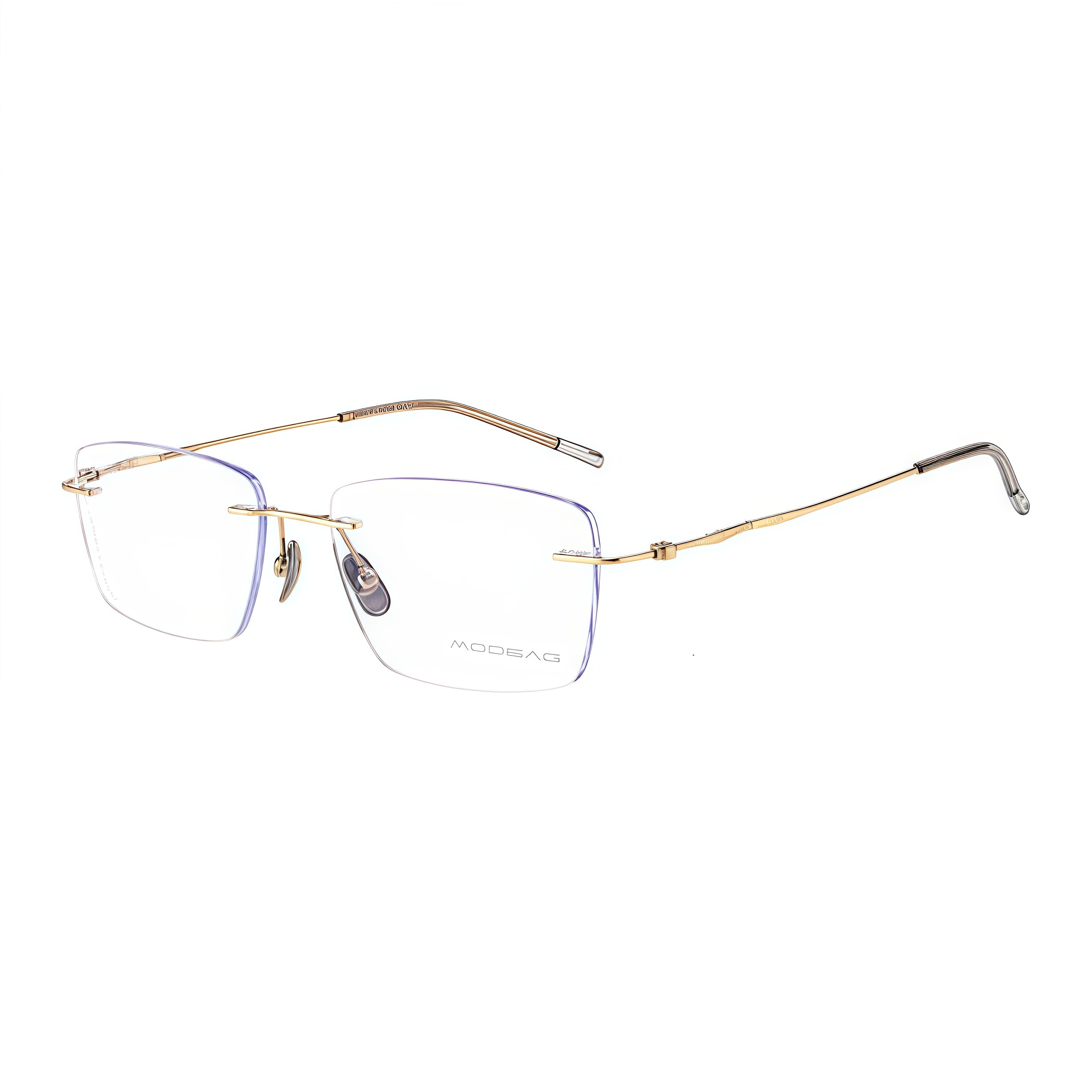 Premium Minimalist Sophisticated Rimless Eyeglasses