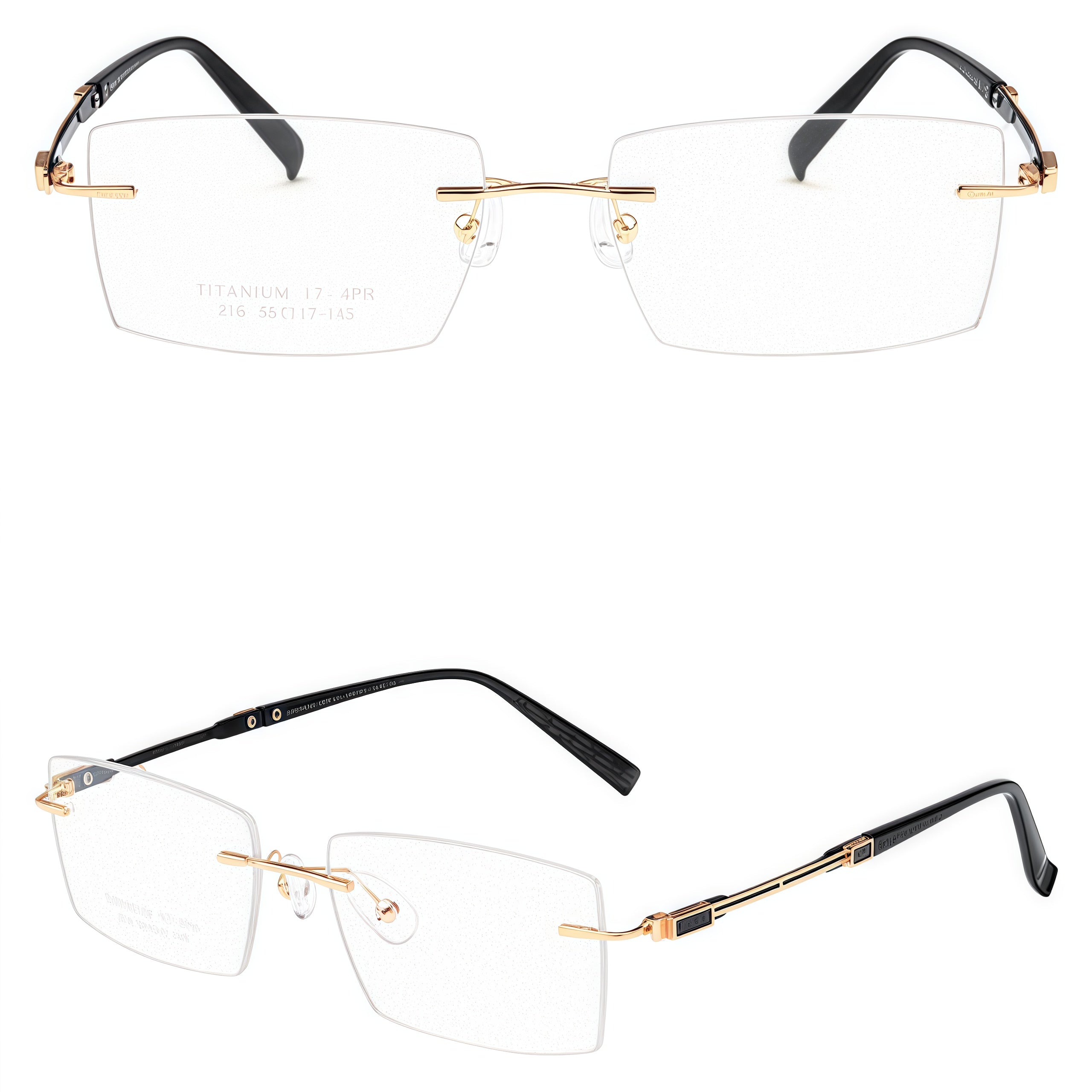 Refined Professional Comfort Rimless Eyeglasses