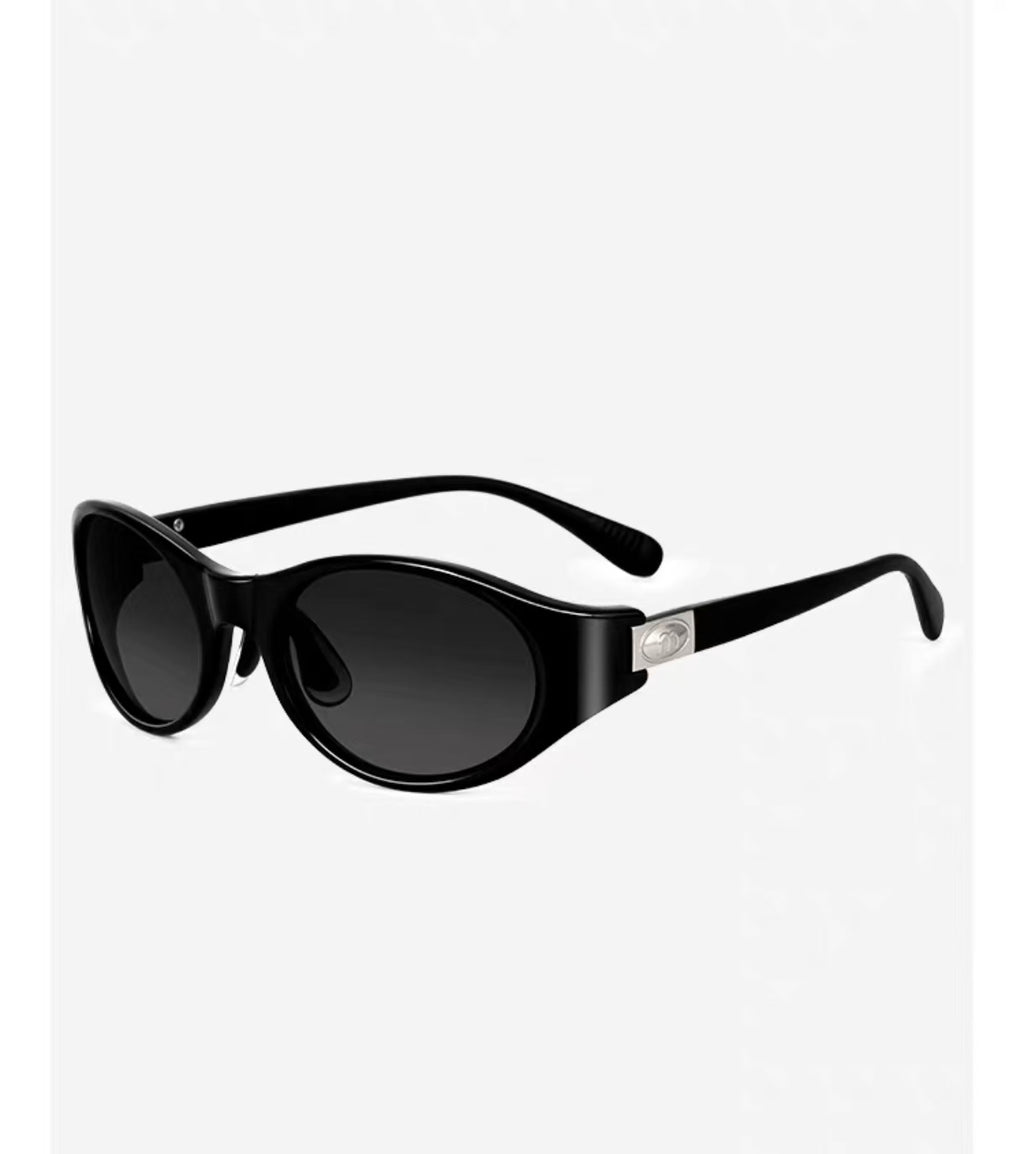 Vintage Cyberpunk Women’s Oval Cat Eye Sunglasses
