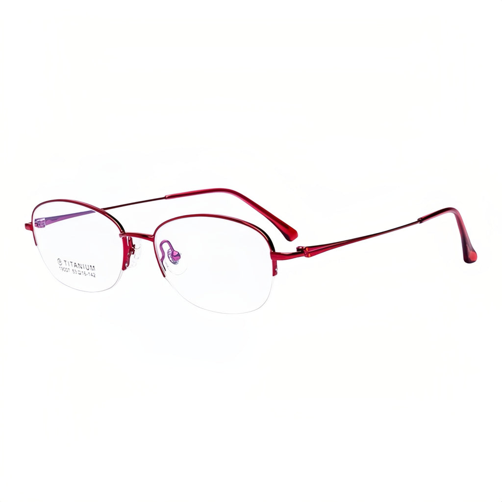 Stylish Semi-Rimmed Eyeglasses