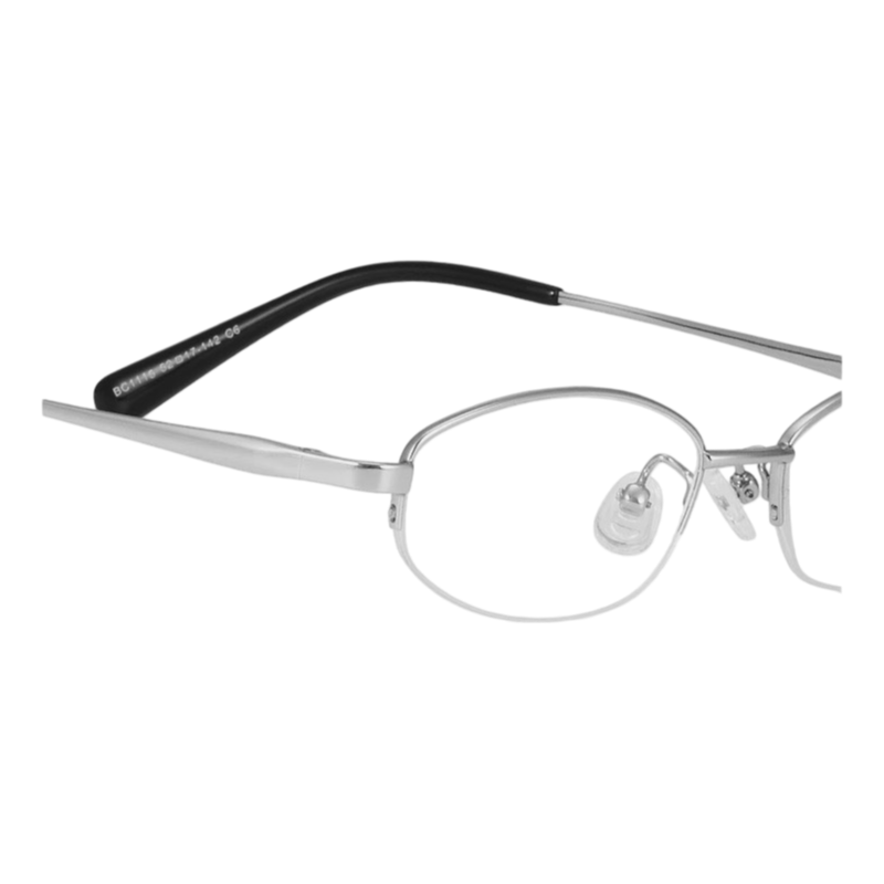 Vintage Chic Thin-Rimmed Semi-Rimmed Eyeglasses