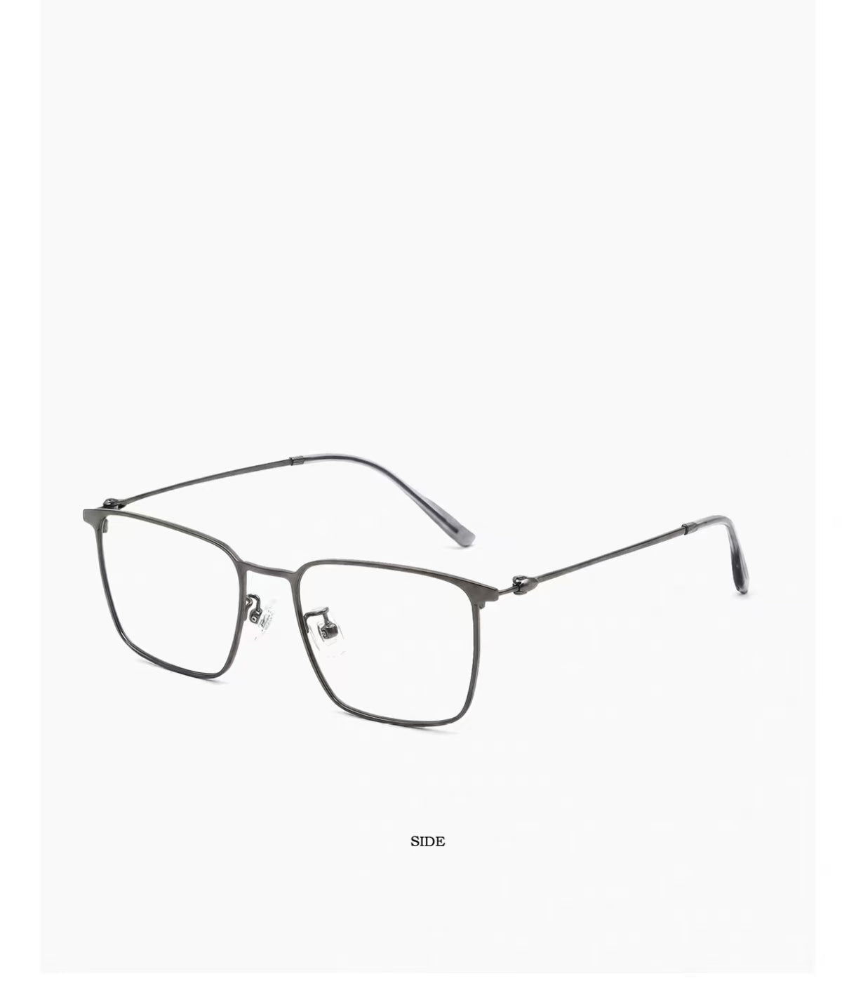 Men’s Business Ultra-Light Titanium Thin Black Anti-Blue Light Prescription Glasses