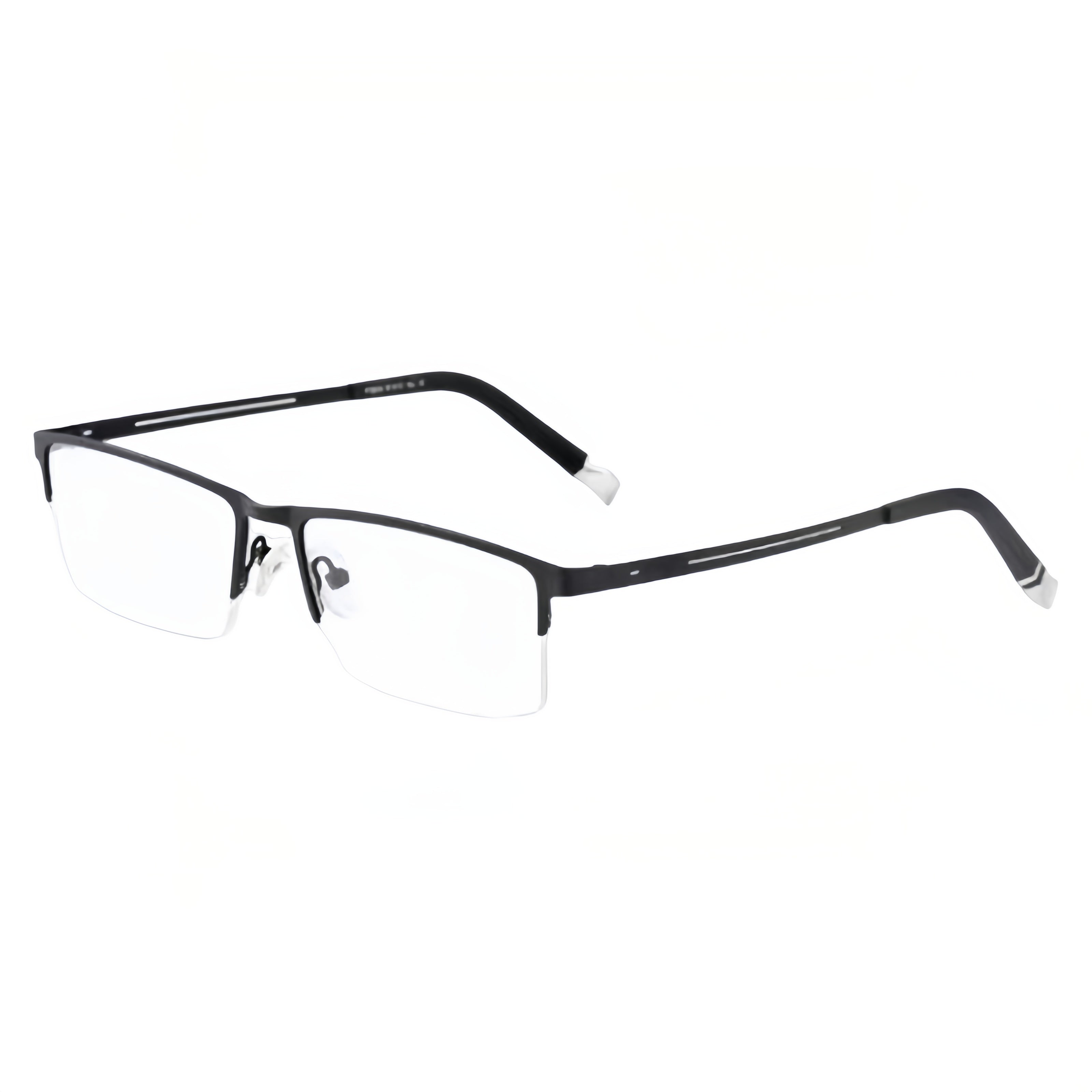 Classic Comfort Business Casual Semi-Rimmed Eyeglasses
