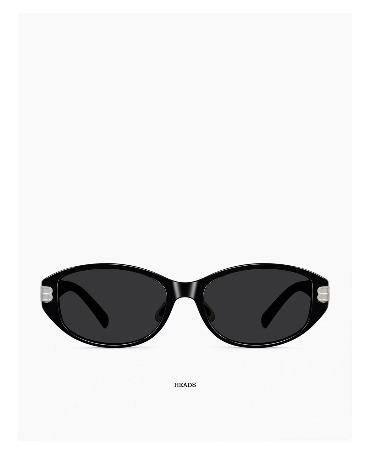 Black men's tr90 narrow cat-eye sunglasses, product views