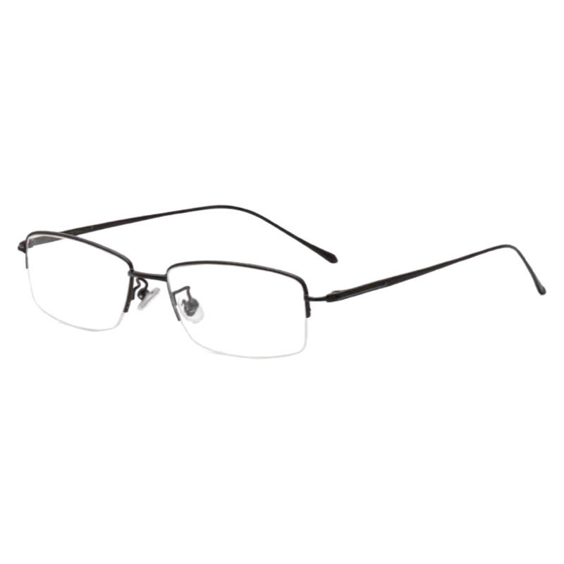 Ultra Lightweight Sophisticated Semi-Rimmed Eyeglasses