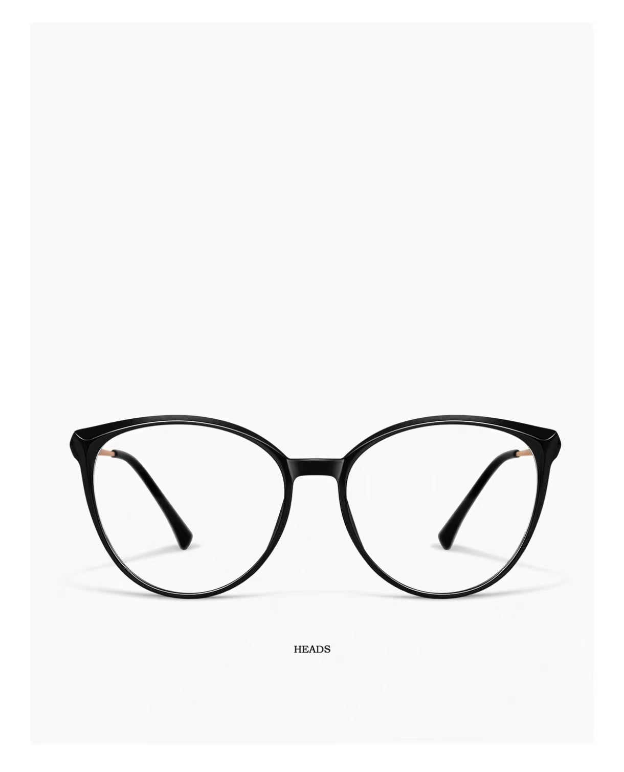 Women’s Retro Tortoiseshell Oversized Cat Eye Ultra-Light Glasses