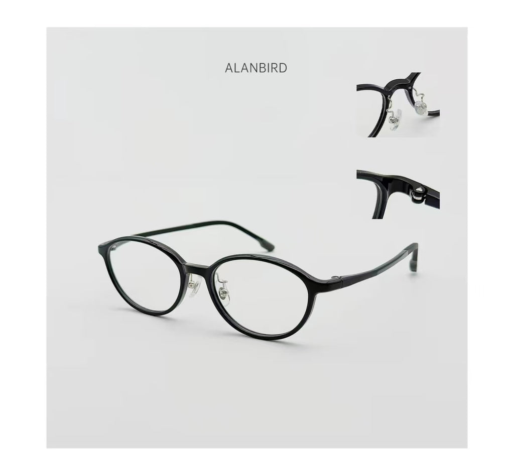 Women's Small-Fit Ultra-Light Acetate Full-Rim Glasses