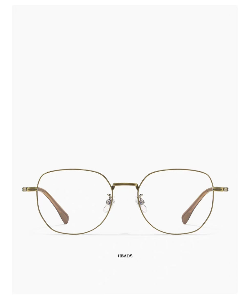 Men’s Ultra-Light Pure Titanium Retro Oversized Anti-Blue Light Prescription Glasses