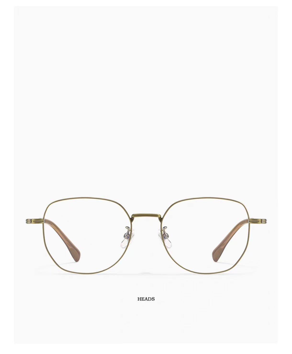 Men’s Ultra-Light Pure Titanium Retro Oversized Anti-Blue Light Prescription Glasses