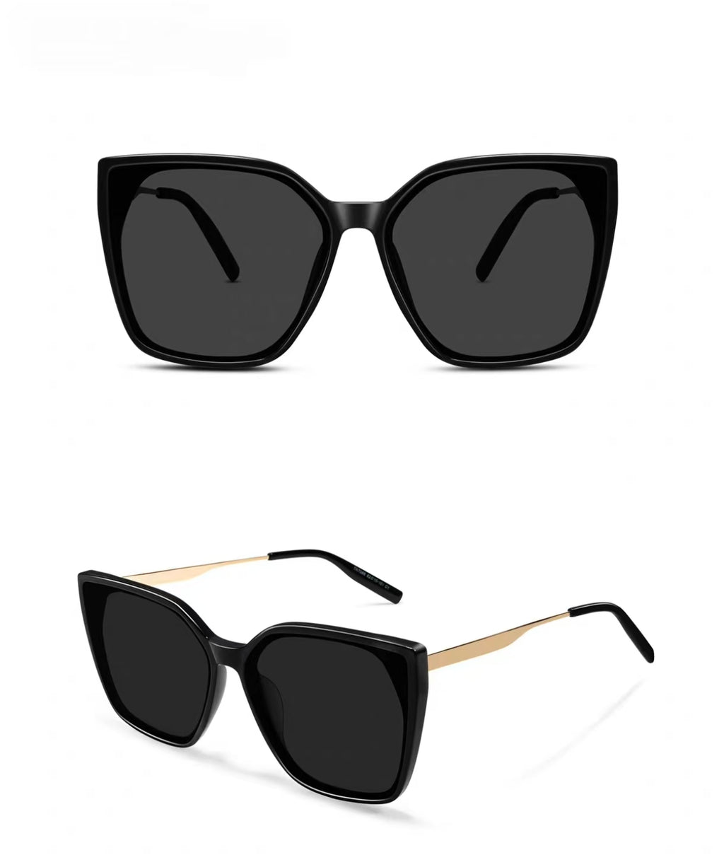 Vintage Trendy Women’s Oversized Square UV400 Sunglasses
