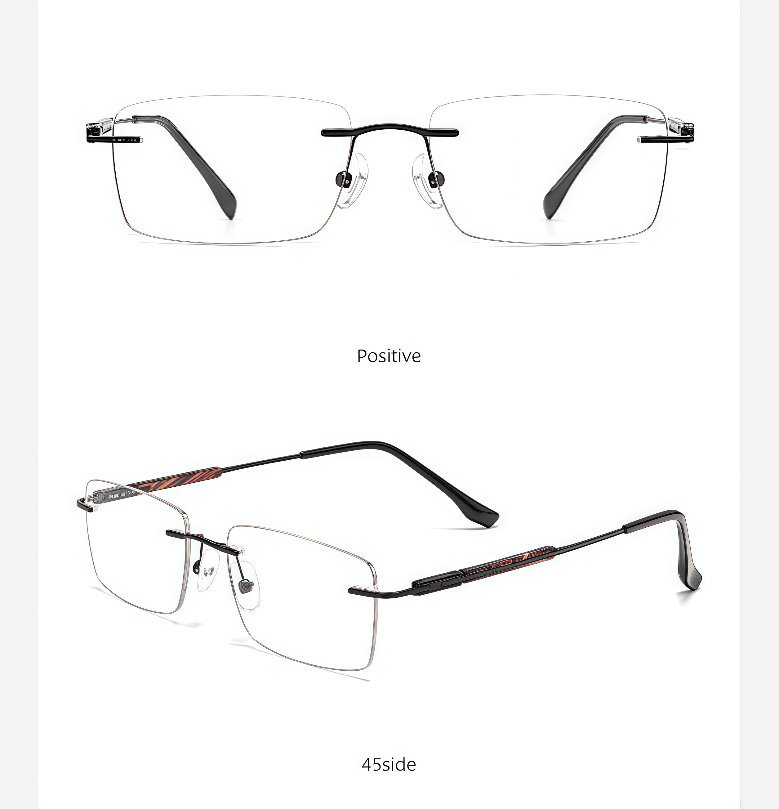 Modern Premium Rimless Glasses