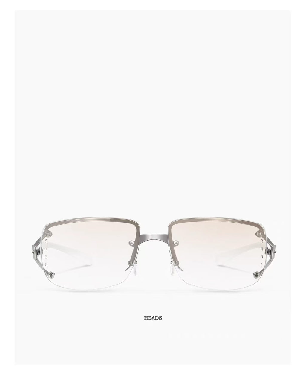 Y2K Vintage Women’s Rimless Rhinestone Trendy Sunglasses