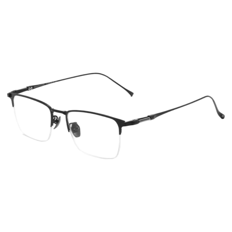 Versatile Comfortable Semi-Rimmed Eyeglasses