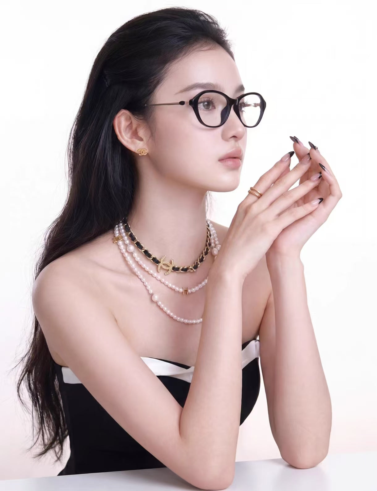 Women’s Ultra-Light Retro Black Cat Eye Anti-Blue Light Prescription Glasses