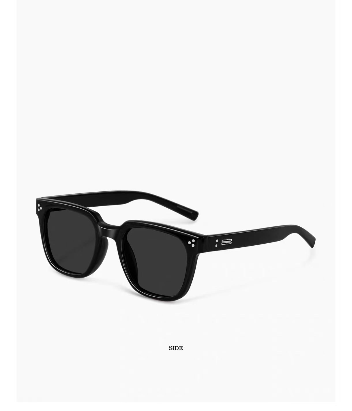 Vintage Unisex Blue Square Outdoor UV400 Sunglasses