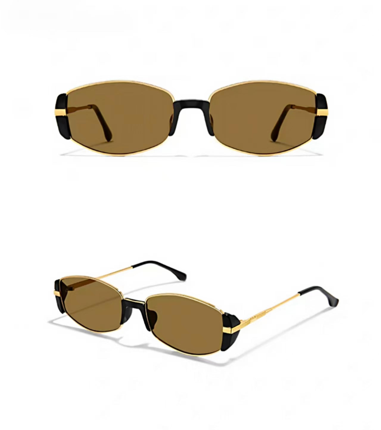 2026 Women’s Luxury Modern Vintage Narrow Metal Sunglasses