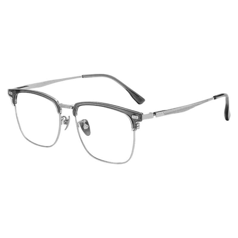Fashion Trendy Semi-Rimmed Eyeglasses