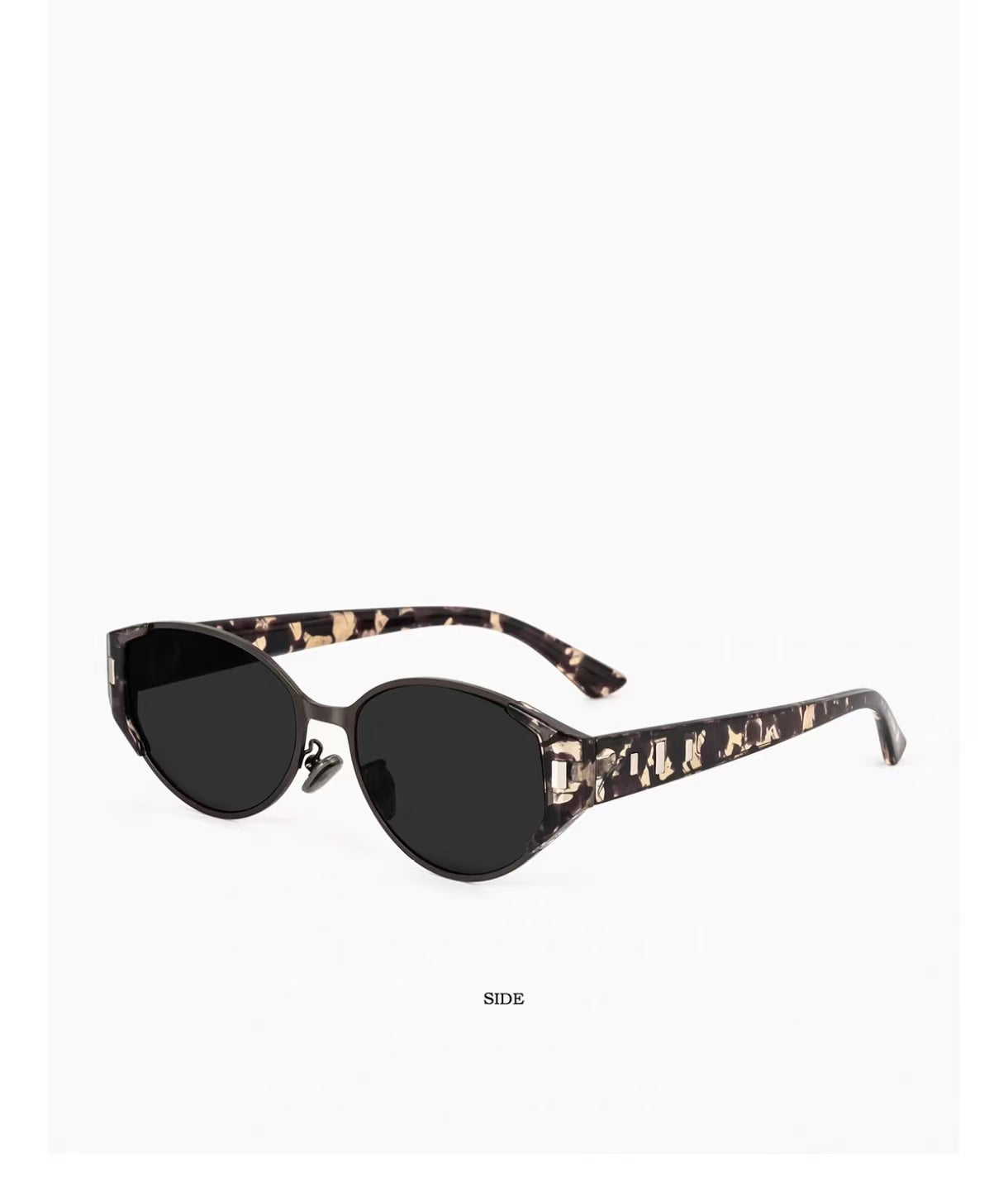 Women’s White Cat Eye Beach UV400 Sunglasses