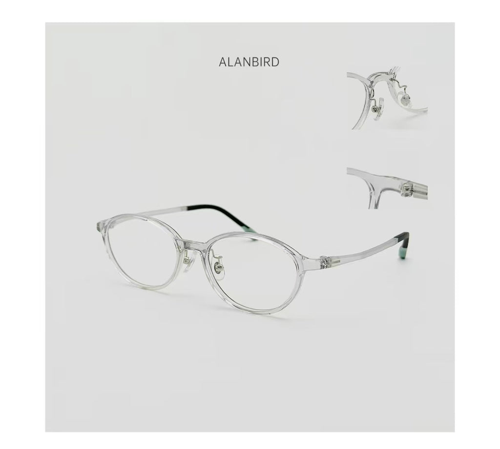 Women's Small-Fit Ultra-Light Acetate Full-Rim Glasses
