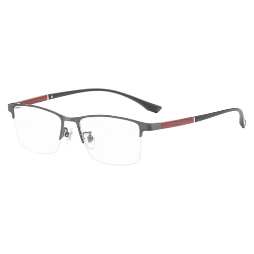 Classic Comfortable Business Semi-Rimmed Eyeglasses