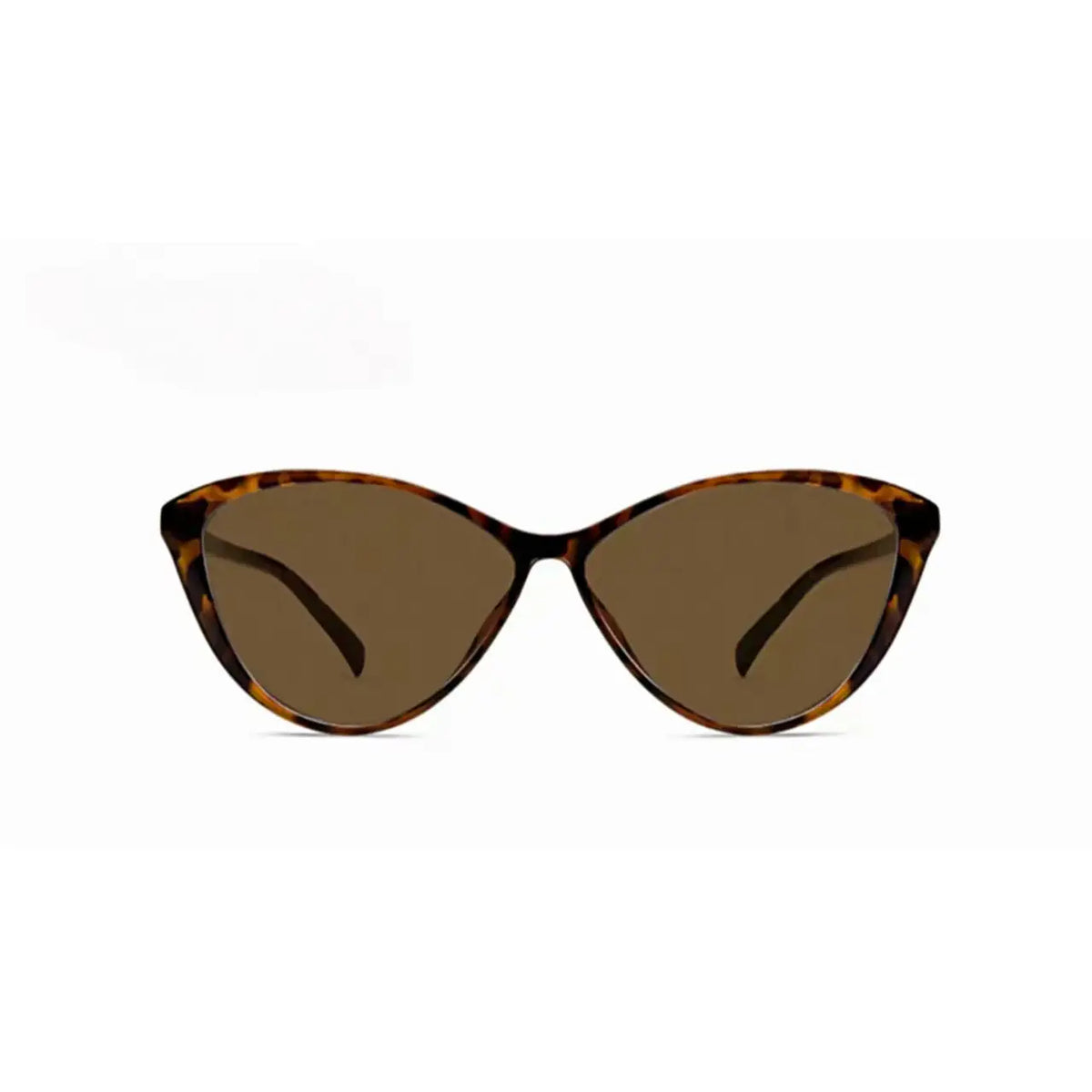 Women’s Tortoiseshell full-rim cat-eye sunglasses, straight-on product view