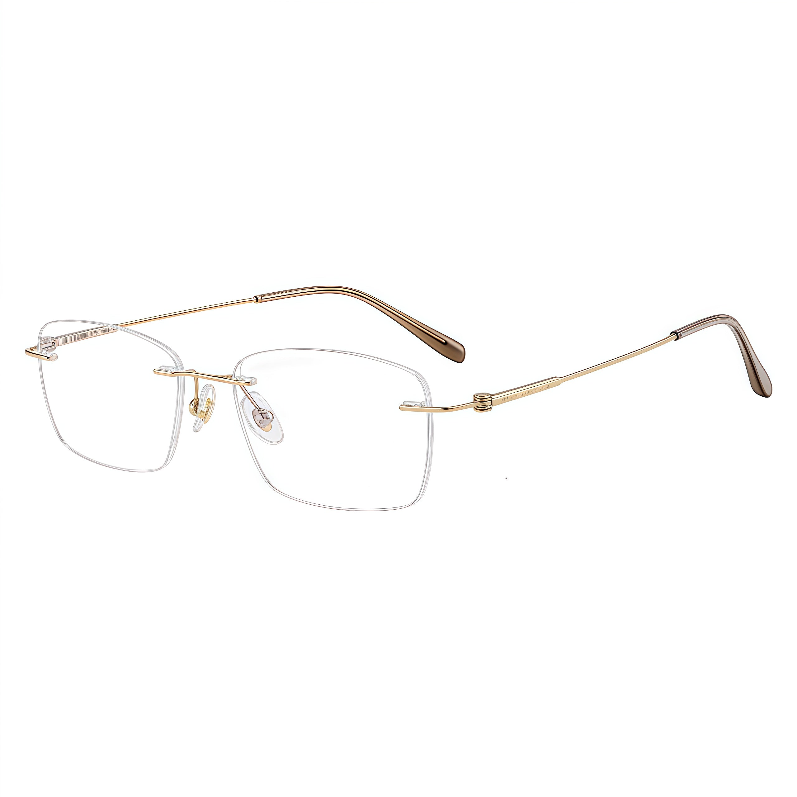 Modern Casual Rimless Eyeglasses
