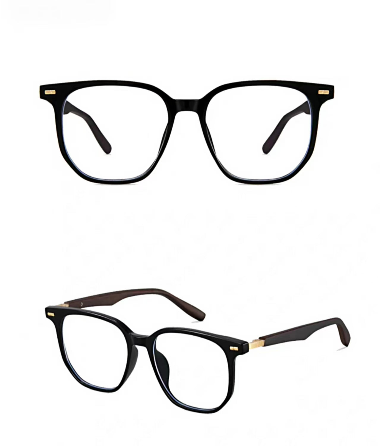 Men's Oversized Ultra-Light TR90 Full-Rim Glasses