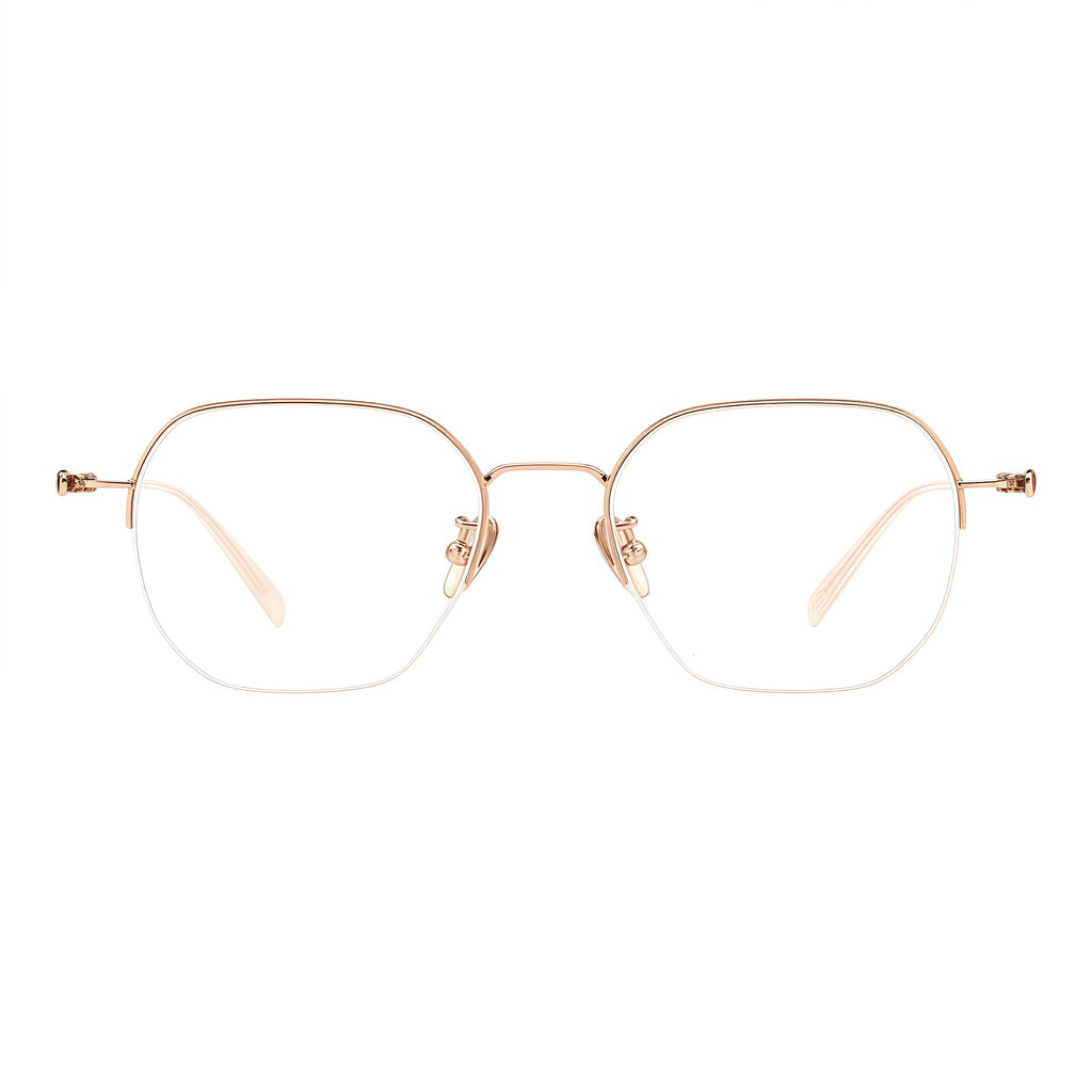 Modern Premium Semi-Rimmed Eyeglasses