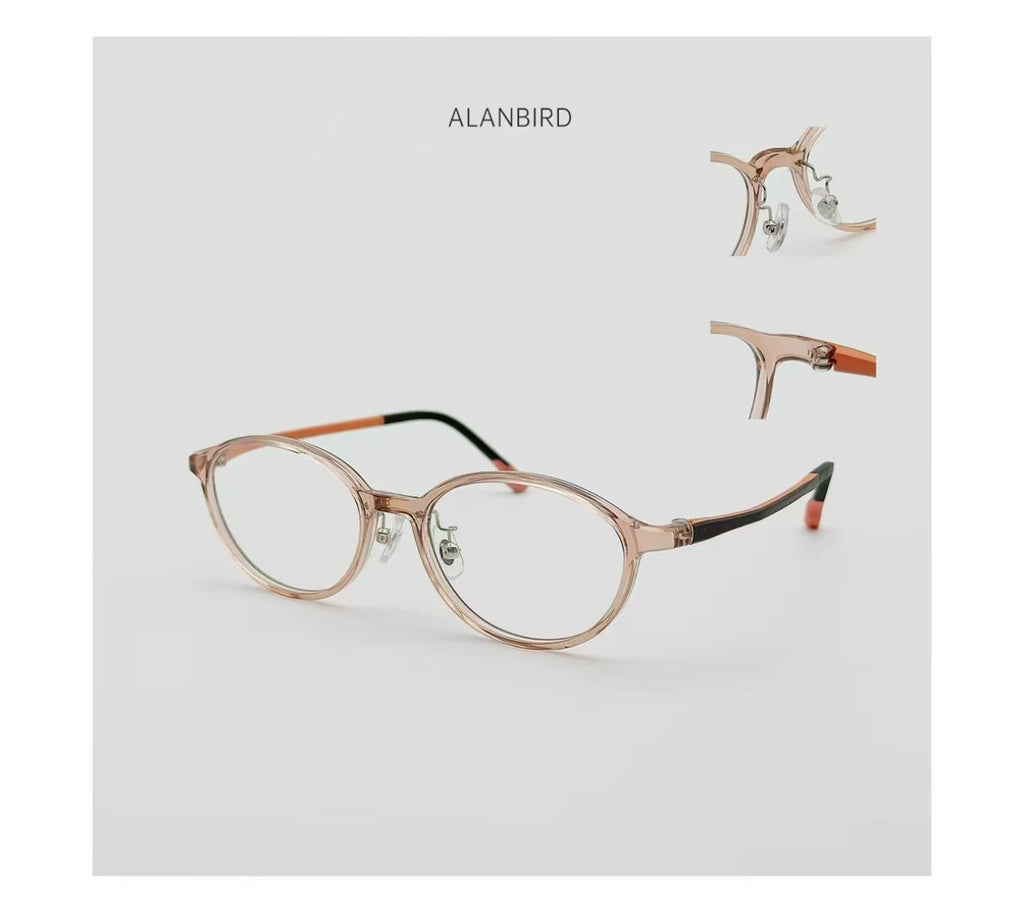 Women's Small-Fit Ultra-Light Acetate Full-Rim Glasses