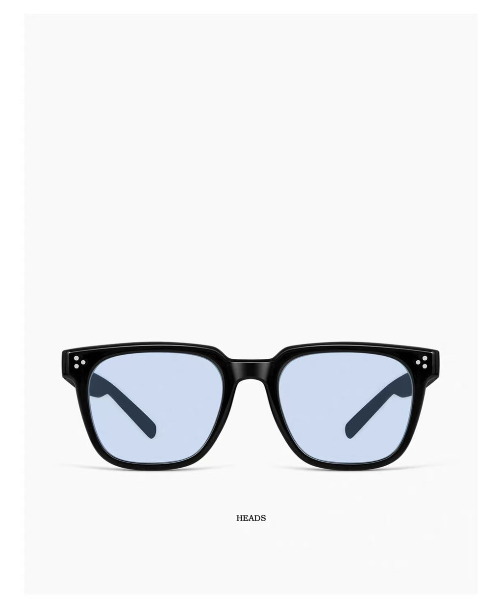 Vintage Unisex Blue Square Outdoor UV400 Sunglasses