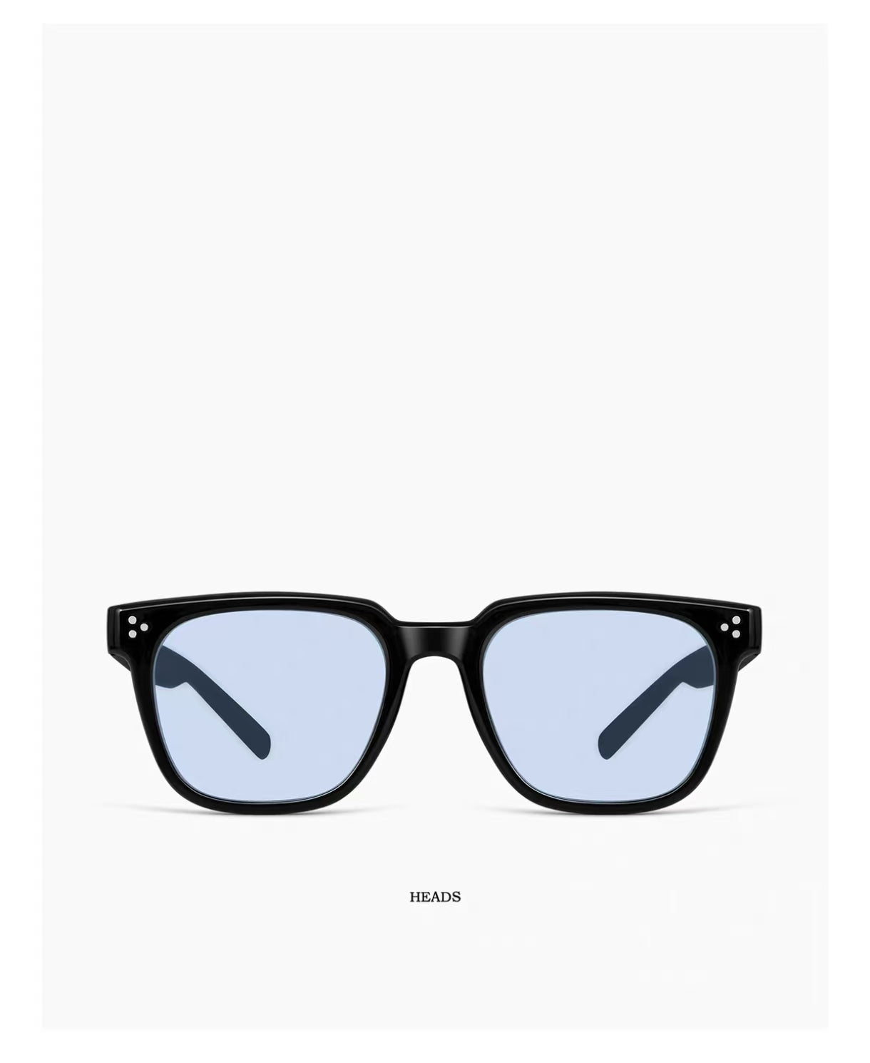 Vintage Unisex Blue Square Outdoor UV400 Sunglasses