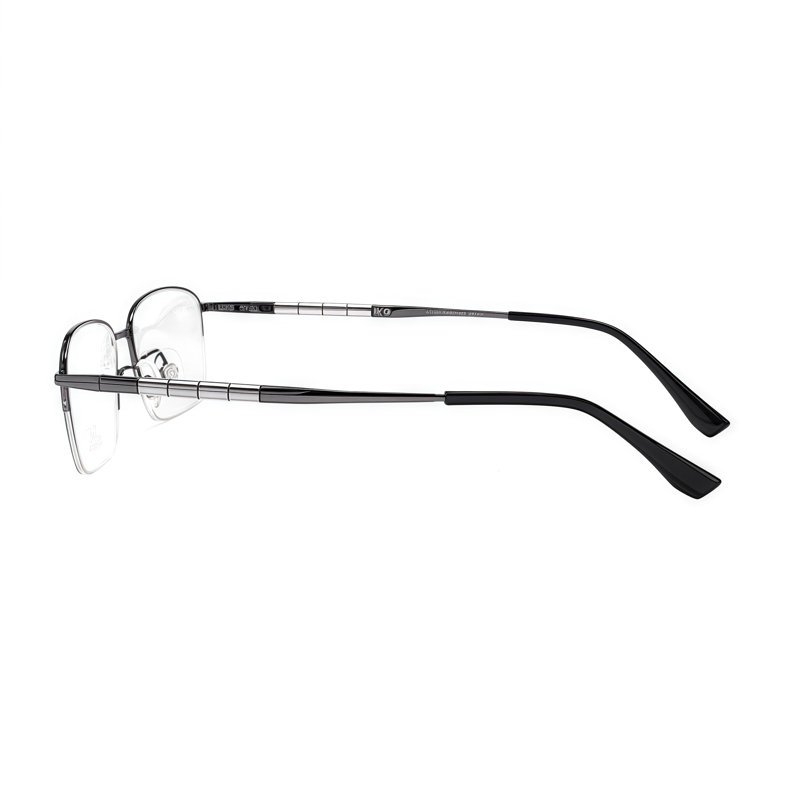 Professional Casual Comfort Semi-Rimmed Eyeglasses