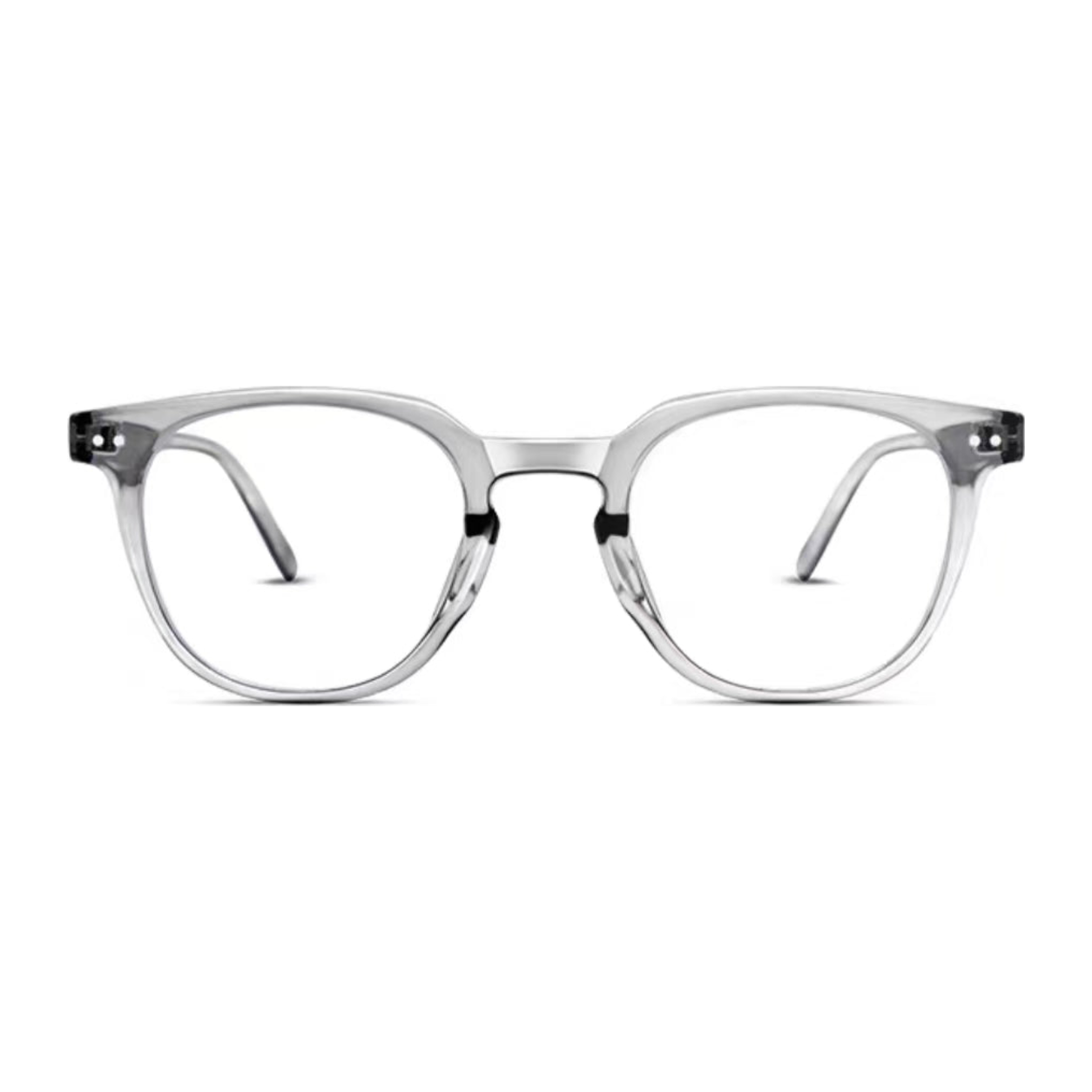 Crystal Clear TR90 full-rim eyeglass frame, front product view