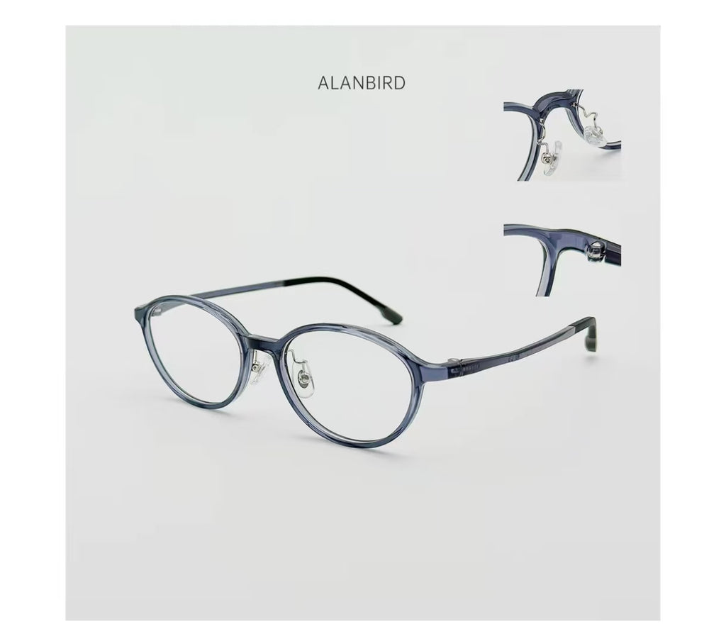 Women's Small-Fit Ultra-Light Acetate Full-Rim Glasses