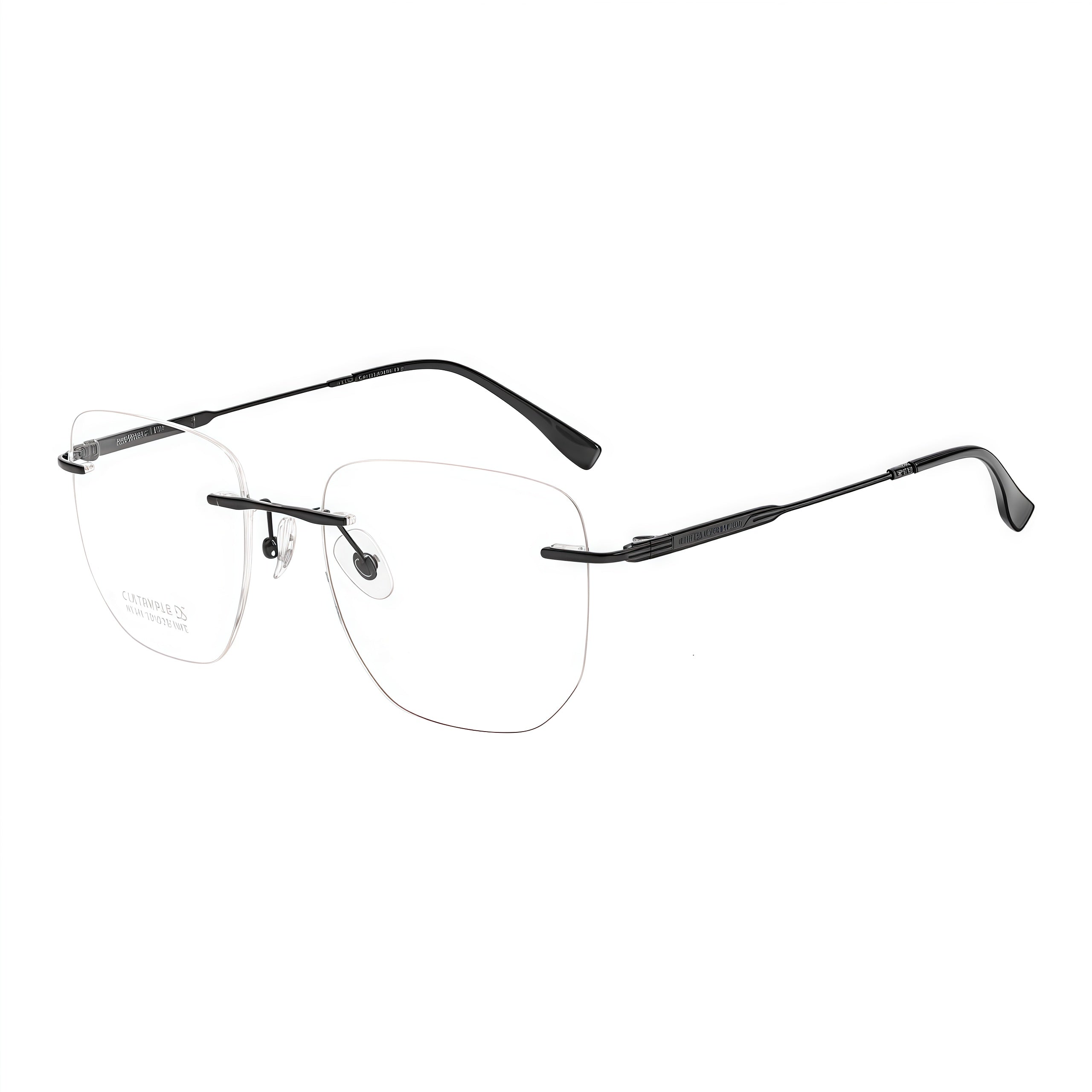 Premium Vintage Minimalist Rimless Eyeglasses