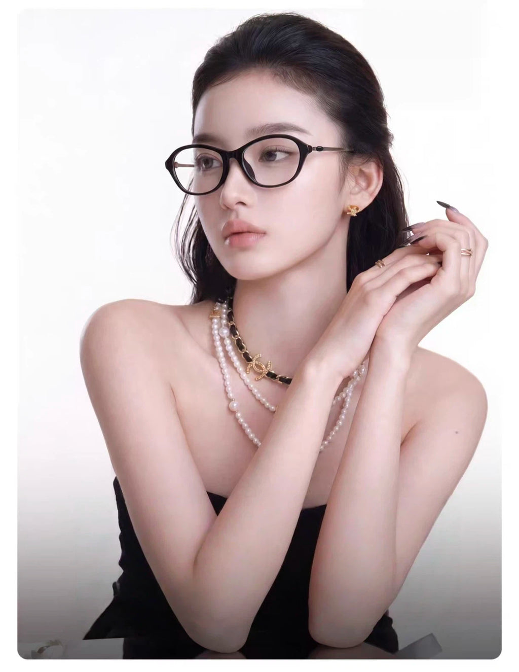Women’s Ultra-Light Retro Black Cat Eye Anti-Blue Light Prescription Glasses
