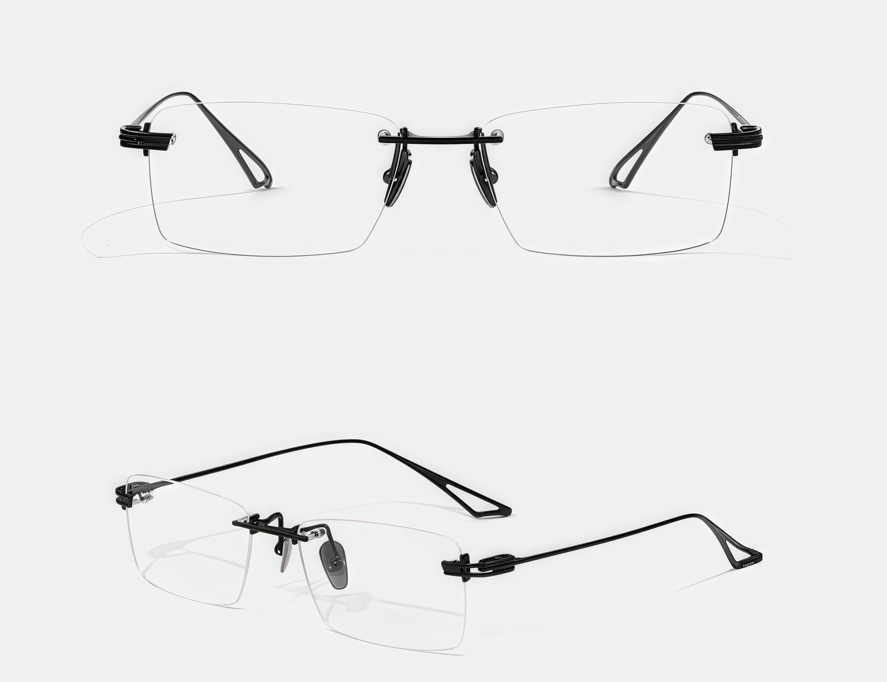 Modern Professional Rimless Eyeglasses