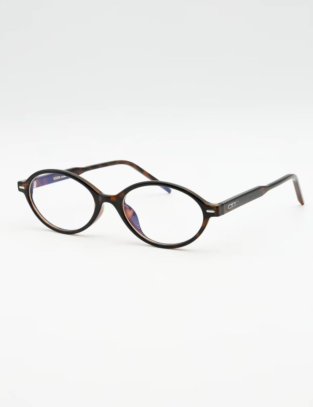 Unisex Acetate Oval 51mm Full-Rim Glasses
