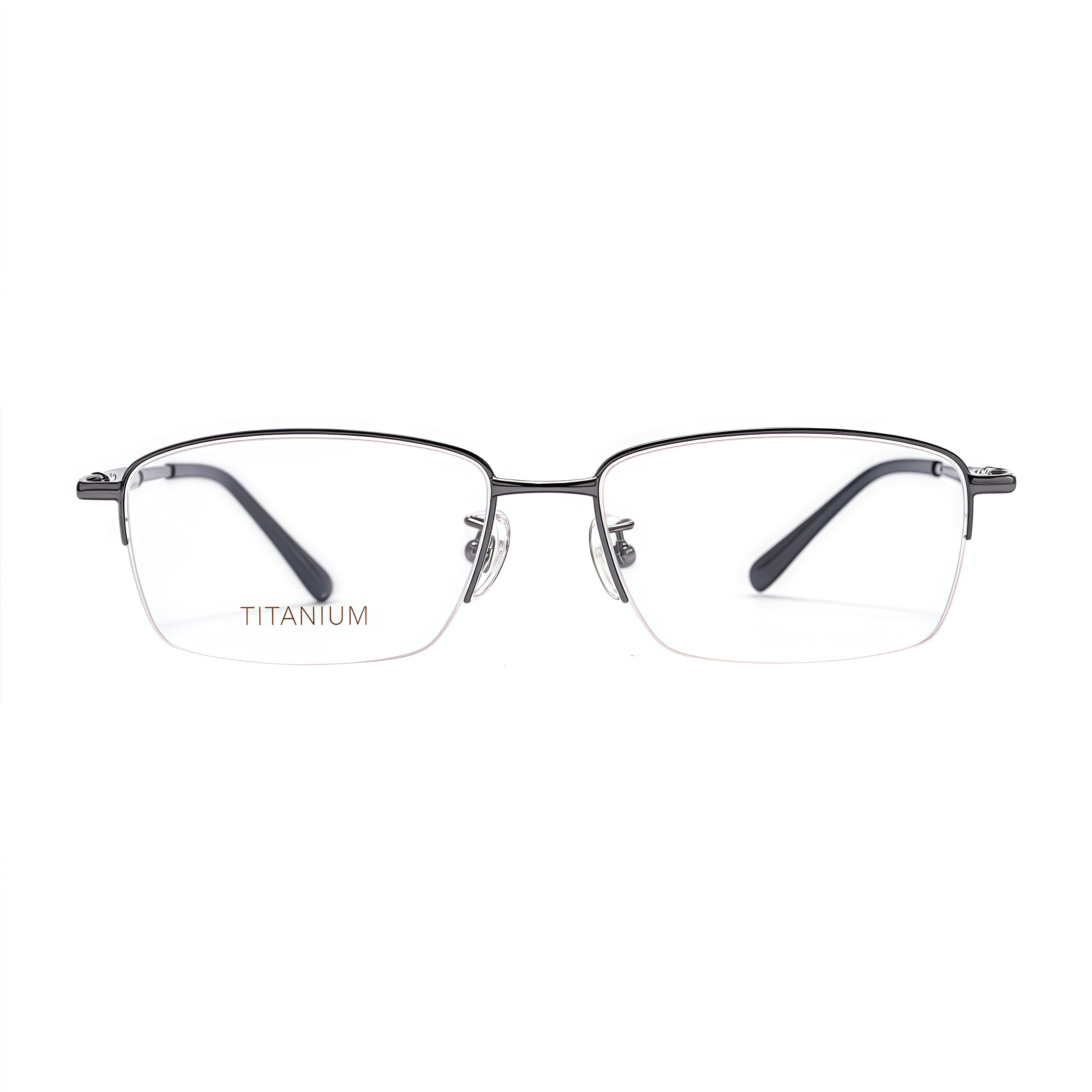 Professional Casual Comfort Semi-Rimmed Eyeglasses