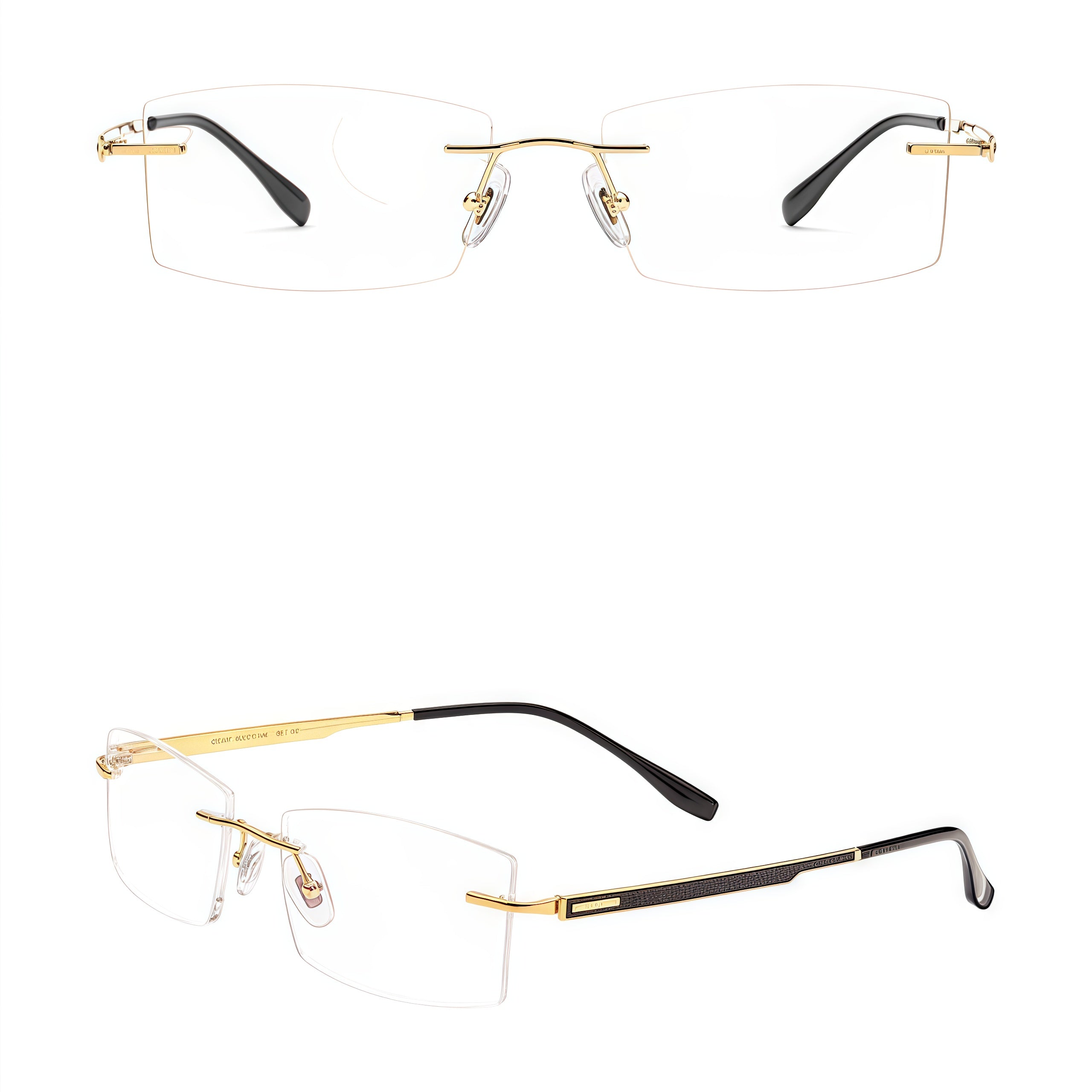Timeless Professional Rimless Eyeglasses