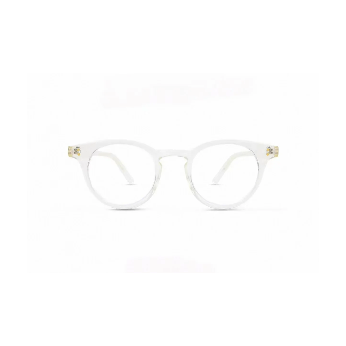 Crystal Clear eyeglass frame, front product view