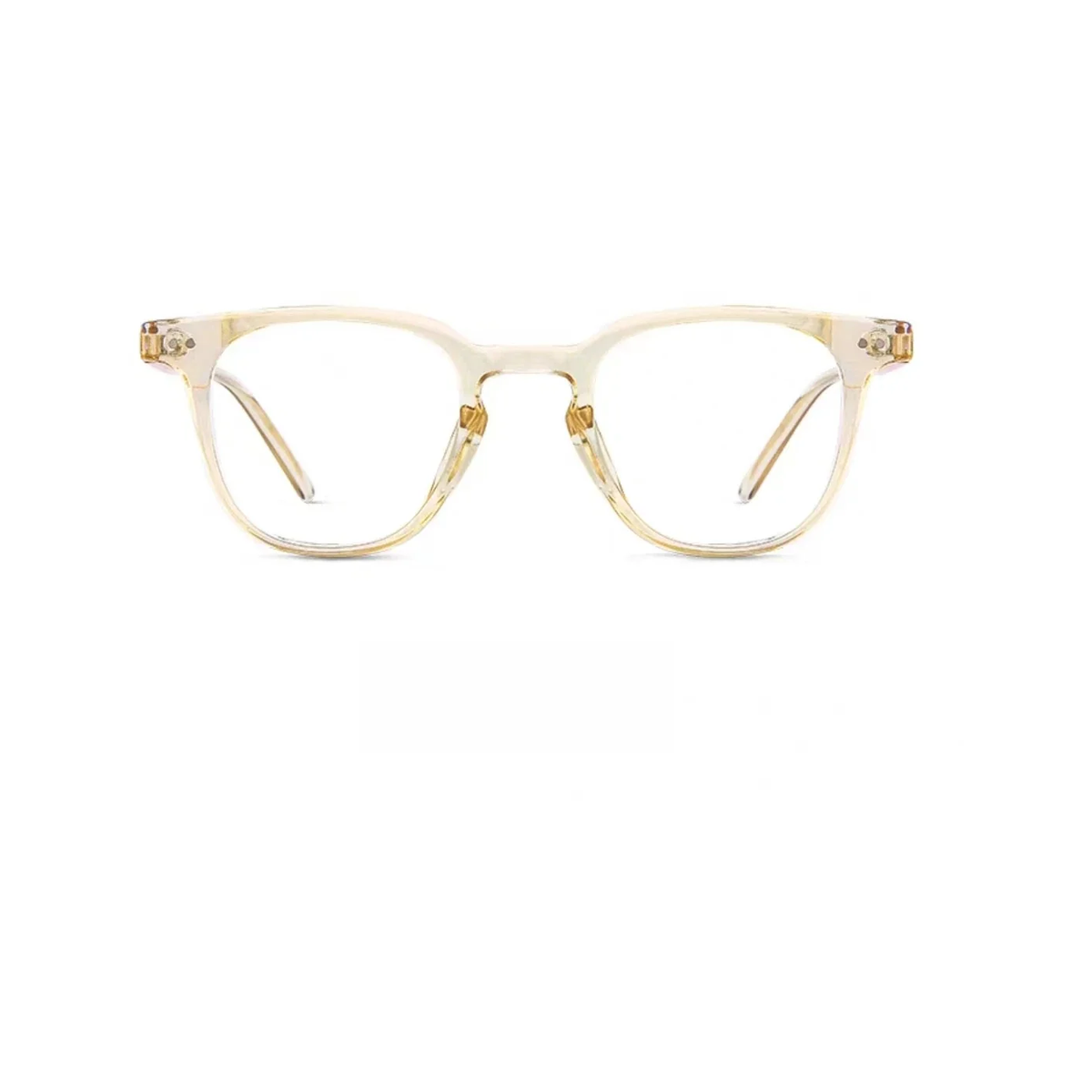 Crystal Brown eyeglass frame, front product view
