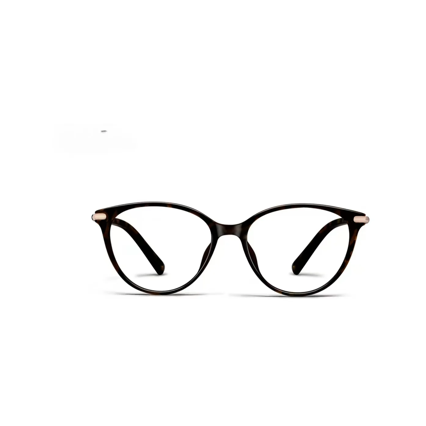 Tortoise Shell eyeglass frame, front product view