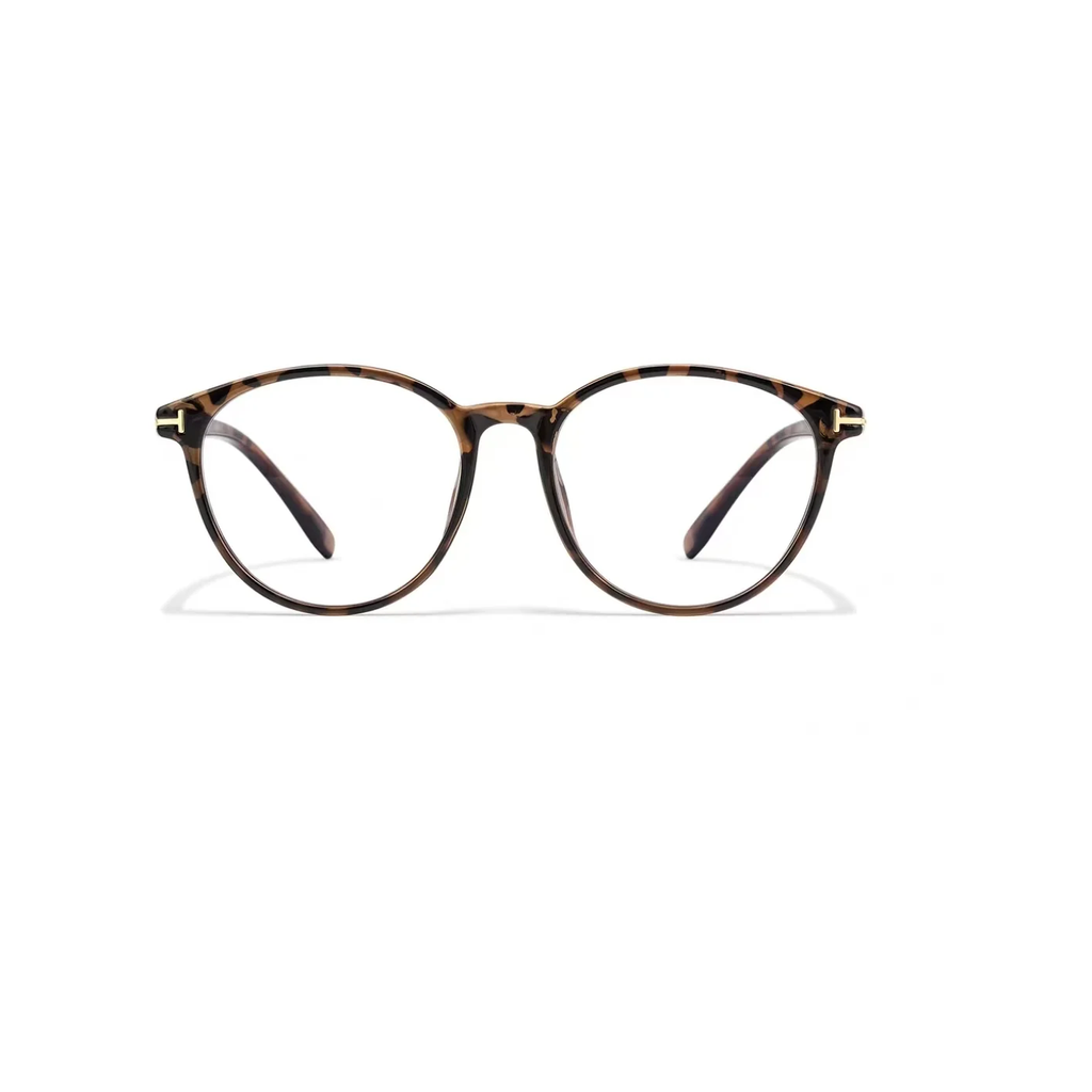 Tortoise Shell eyeglass frame, front product view