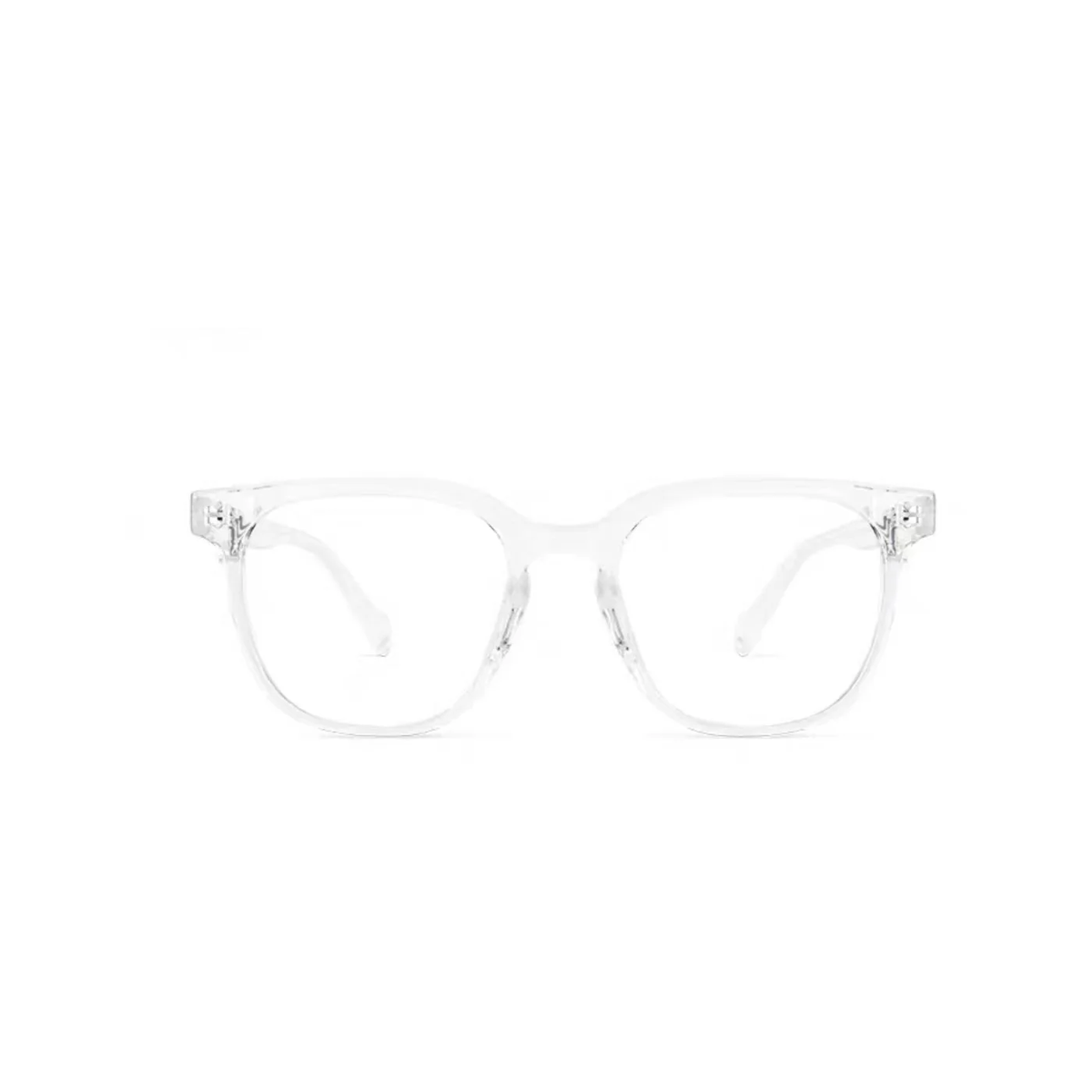 Crystal Clear eyeglass frame, front product view