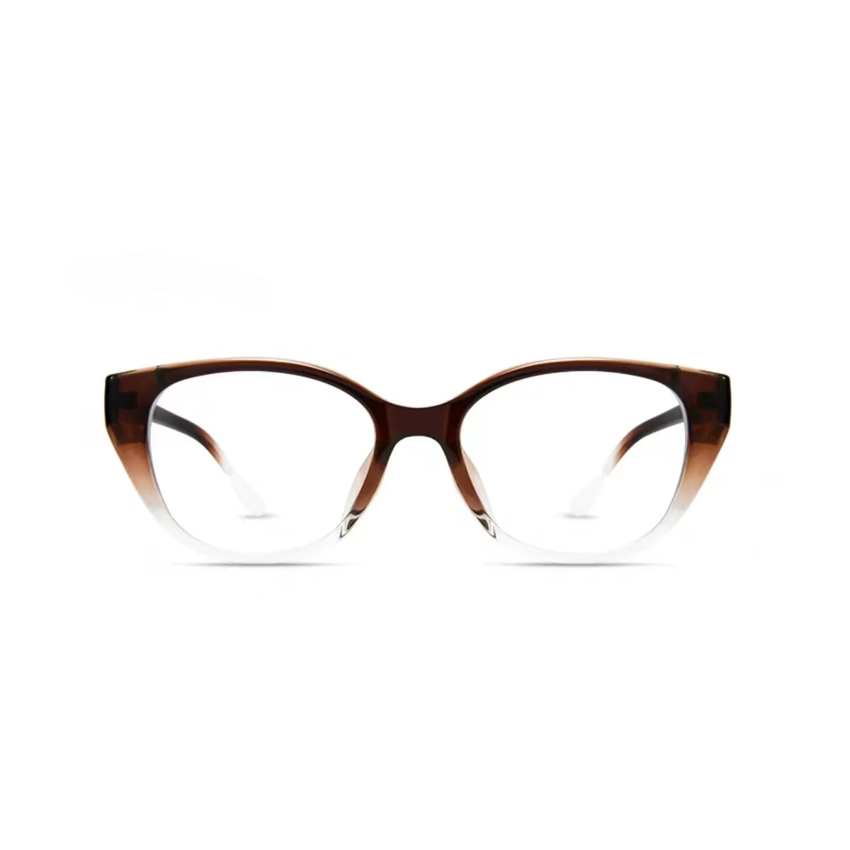 Brown Gradient eyeglass frame, front product view
