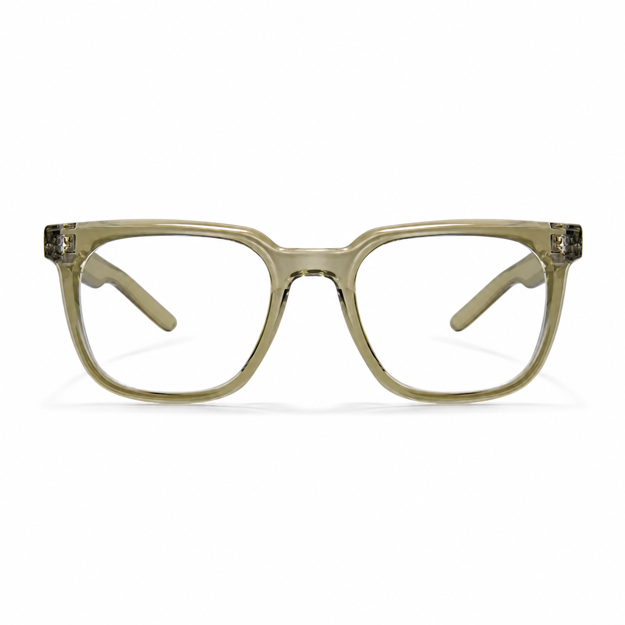 Crystal Green eyeglass frame, front product view